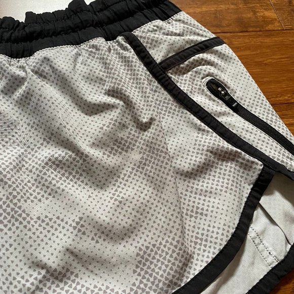 Lululemon Womens Tracker Short III 4 Way Stretch Running Workout Size 8 - Picture 2 of 5